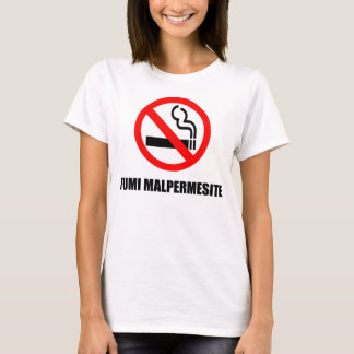 Camiseta no smoking t-shirt