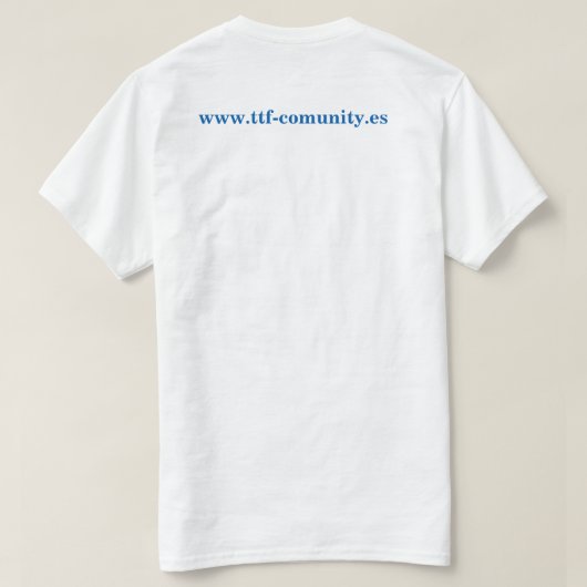 Camiseta oficial TTF T-shirt (Design achterkant)