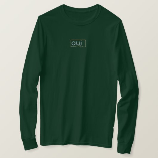 Camiseta OUI, Merci T-shirt (Design voorkant)