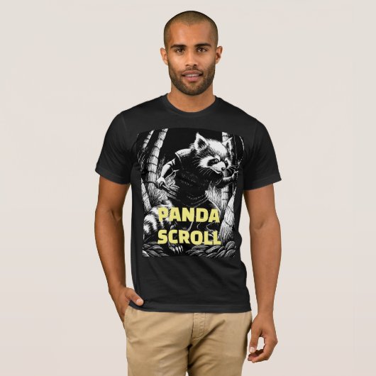 CAMISETA PANDA SCROLL T-SHIRT (Voorkant volledig)