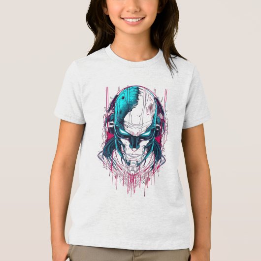 Camiseta para adolescente Tri-Blend shirt (Voorkant)