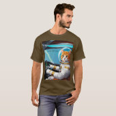 Camiseta para caballero con diseño gato expresivo. t-shirt (Voorkant volledig)