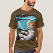 Camiseta para caballero con diseño gato expresivo. t-shirt (Voorkant)