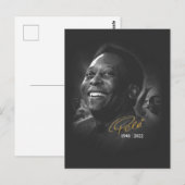 Camiseta Pelé - 1940-2022 Briefkaart (Voorkant / Achterkant)