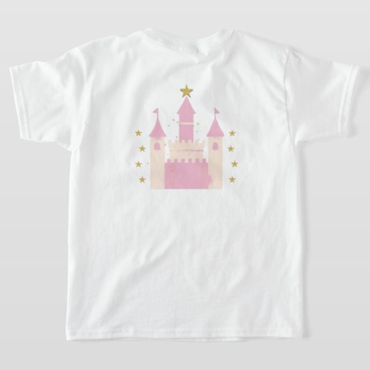 Camiseta Personalizada con Castillo T-shirt (Laag Achter)