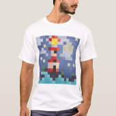 Camiseta Pixel Art - Light Tower T-shirt (Voorkant)