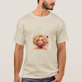 Camiseta Pop Art Glam – Mujer Rubia con Chicle T-shirt (Voorkant)