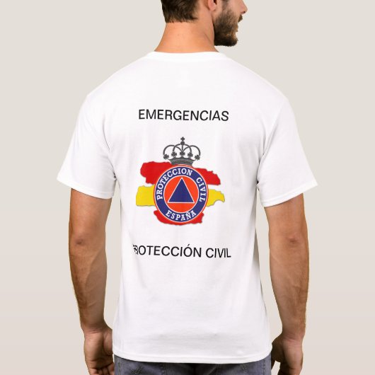 Camiseta Protección Civil T-shirt (Achterkant)