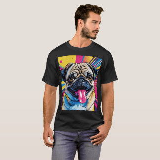Camiseta Pug Pop Art 01 T-shirt