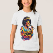 Camiseta Queen of Soul Tri-Blend Shirt (Voorkant)