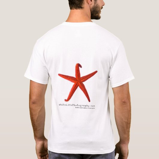 Camiseta Rana + Estrella WhiteLifePhotography.com T-shirt (Achterkant)
