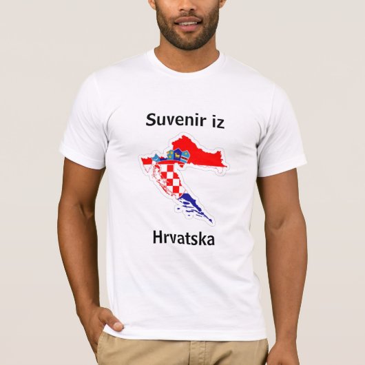 Camiseta recuerdo de Croacia T-shirt (Voorkant)