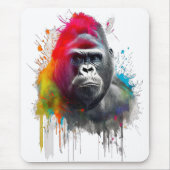 Camiseta Rey de la Selva: Majestuoso Gorila Espald Muismat (Voorkant)