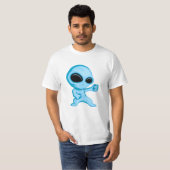 camiseta sencilla blanca estampda t-shirt (Voorkant volledig)