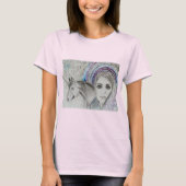 Camiseta Senhora da Magia (desenho autoral) T-shirt (Voorkant)