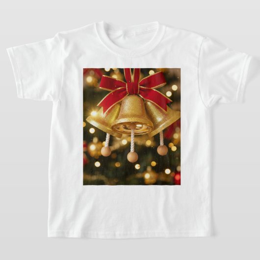 Camiseta Sinos de Natal Dourados T-shirt (Laagn)