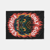 Camiseta Sólo Dios Perdona1 Fleece Deken (Voorkant (Horizontaal))