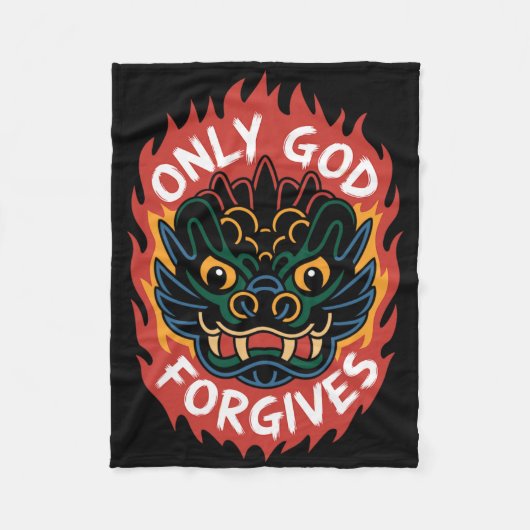 Camiseta Sólo Dios Perdona1 Fleece Deken (Voorkant)