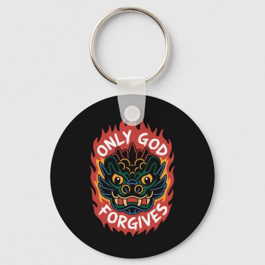 Camiseta Sólo Dios Perdona1 Sleutelhanger (Voorkant)