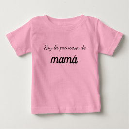 camiseta soy la princesa de mamá