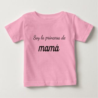 camiseta soy la princesa de mamá