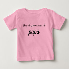 Camiseta soy la princesa de papá