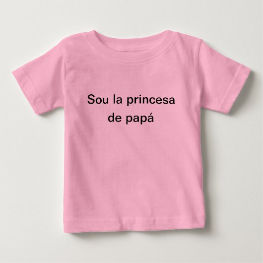 Camiseta soy la princesa de papá (Voorkant)