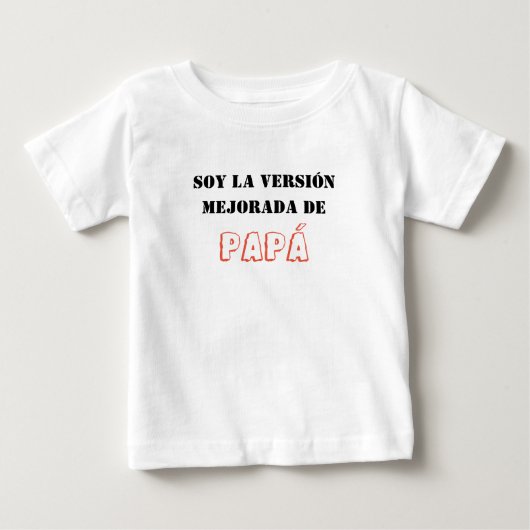 Camiseta soy la versión mejorada (Voorkant)