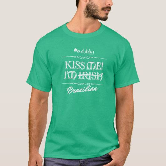Camiseta St Patrick's Day E-Dublin T-shirt (Voorkant)