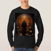 Camiseta (T-shirt) de Manga Longa Oráculo T-shirt (Voorkant)