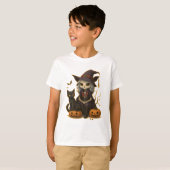 Camiseta (T-shirt) Infantil Bruxa dos Gatos T-shirt (Voorkant volledig)