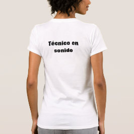 Camiseta técnico en sonido t-shirt