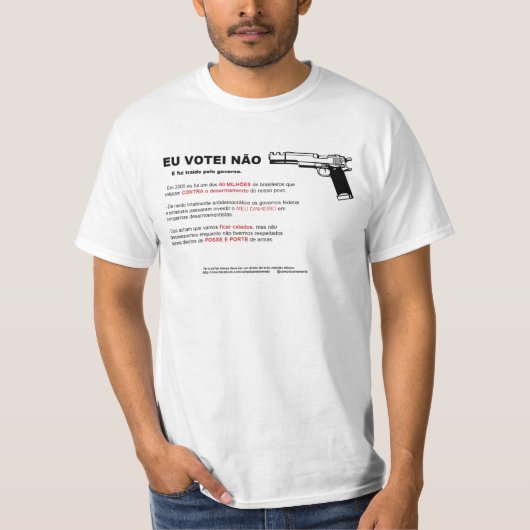 Camiseta TRAIÇÃO diversos modelos T-shirt (Voorkant)