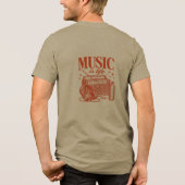 camiseta Tri-Blend shirt (Achterkant)