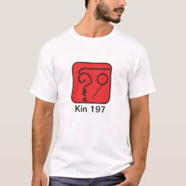 Camiseta Tzolkin Terra Vermelha Kin 197 T-shirt