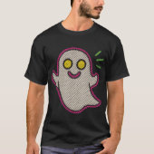 Camiseta unisex con fantasma bordado  t-shirt (Voorkant)