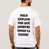 Camiseta unisex t-shirt (Achterkant)