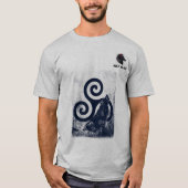 Camiseta Wolf Alpha, Cinza T-shirt (Voorkant)