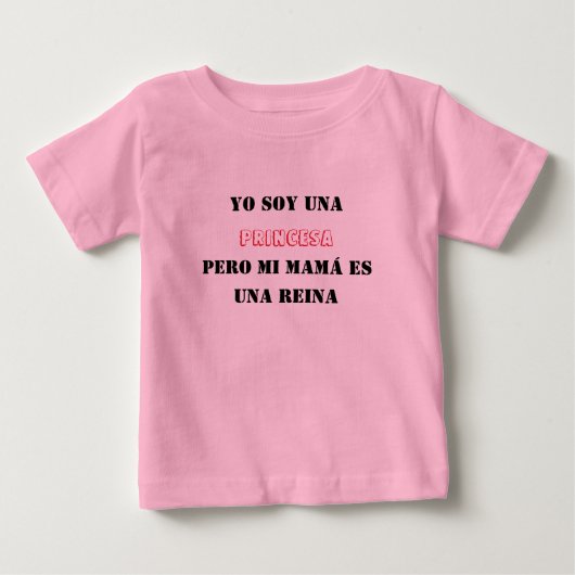 Camiseta yo soy una princesa (Voorkant)