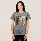 Camiseta Zodíaco Virgem (desenho autoral) Tri-Blend Shirt (Voorkant volledig)