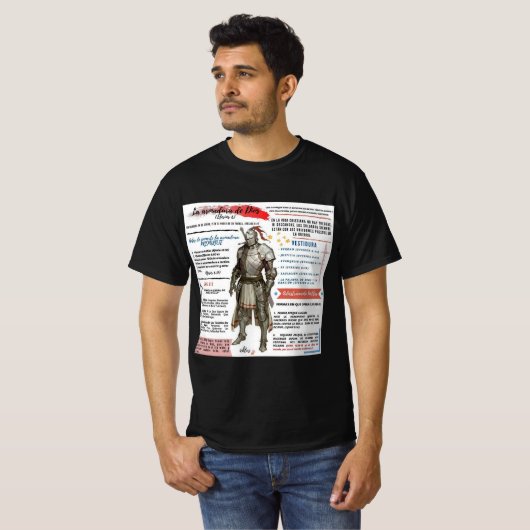 camisetas cristianas  camisetas de algodon t-shirt (Voorkant volledig)