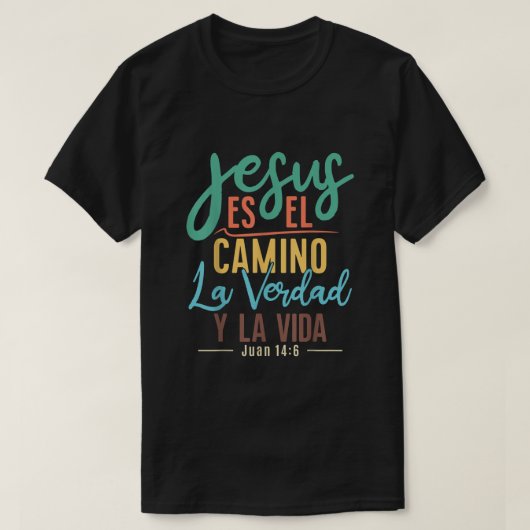 Camisetas Cristianas en espanol Con Frases Biblia T-shirt (Design voorkant)