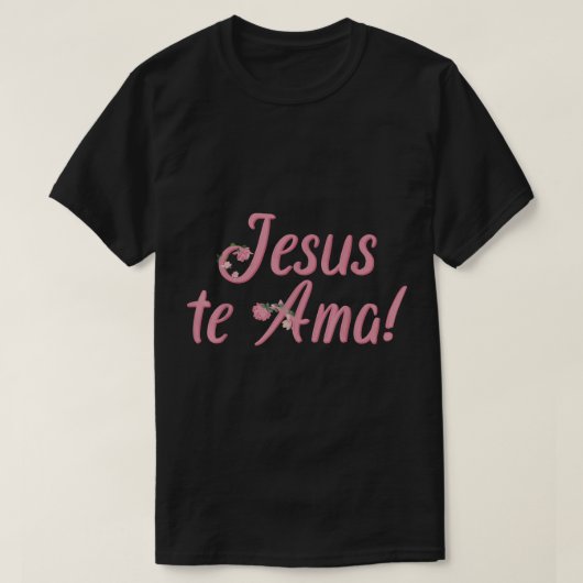 Camisetas Cristianas en espanol Frases Biblia Jesu T-shirt (Design voorkant)
