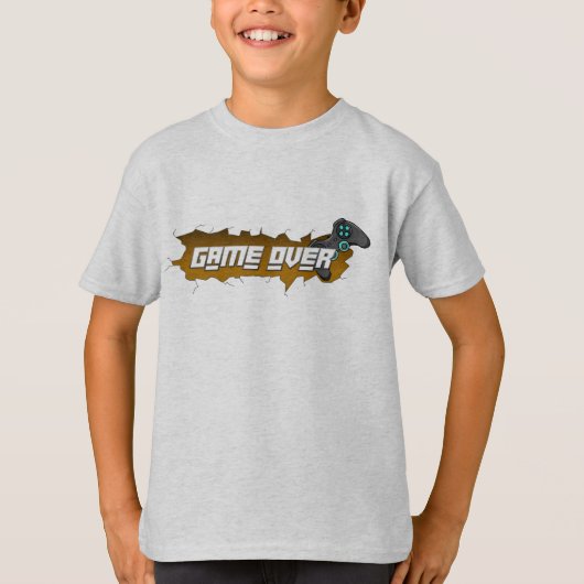 Camisetas de Video Juegos para niños - Game Over T-shirt (Voorkant)