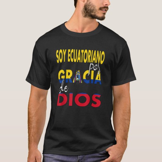 Camisetas Ecuador Ecuadorian Flag Shirt Camiseta R (Voorkant)