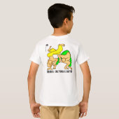 Camisetas para crianças com desenhos de capoeira t-shirt (Achterkant volledig)