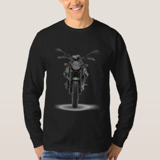 Camista MLonga Preta - Custom MotoGuzzi Griso T-shirt