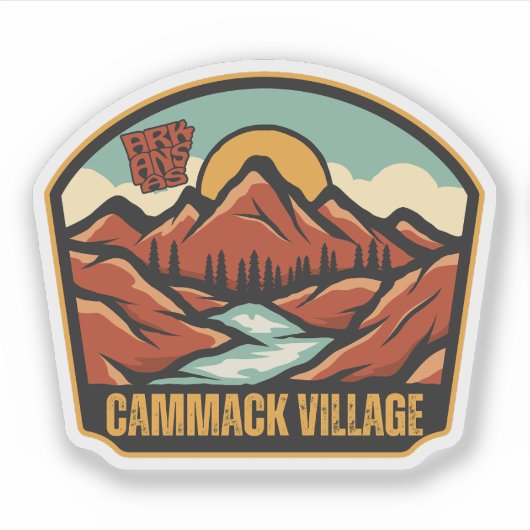 Cammack Village, Arkansas Sticker (Voorkant)