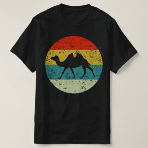 cammel retro  silhouette 70s t-shirt
