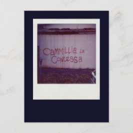 Cammila la Contessa graffiti in Southbank Briefkaart